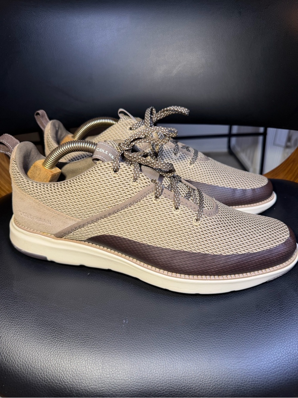 Cole Haan Grand Atlantic Sneaker Mens 13 M Mens  Grey Brown Casual Comfort Shoes